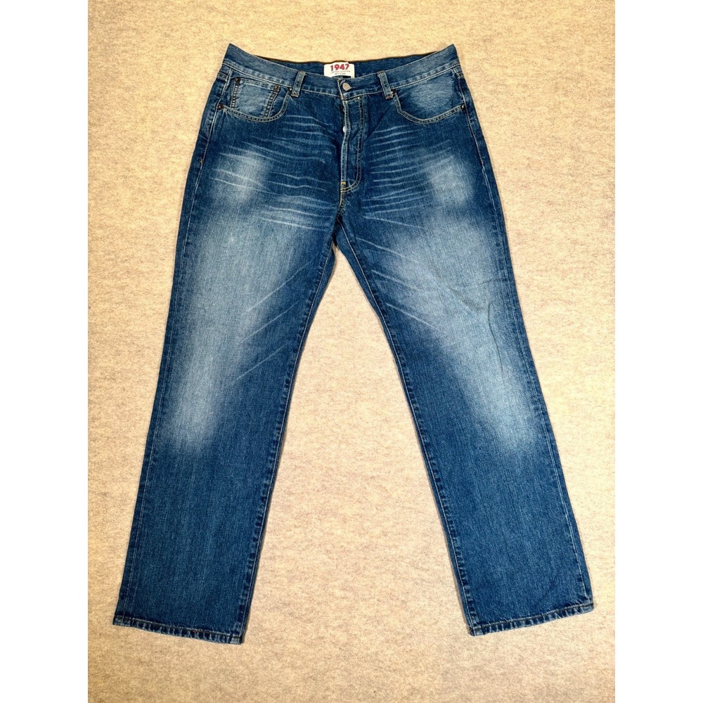 Levis 501 1947 Limited Edition Jeans Mens 36x31 Blue Denim Cotton Straight Leg